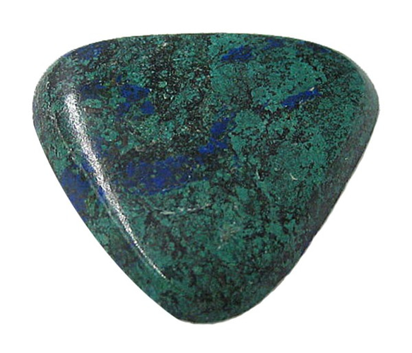 天然石材鬆散裸石藍銅礦（藍銅礦）露絲（Trilj螞蟻凸圓形）TI-ST-394 第2張的照片