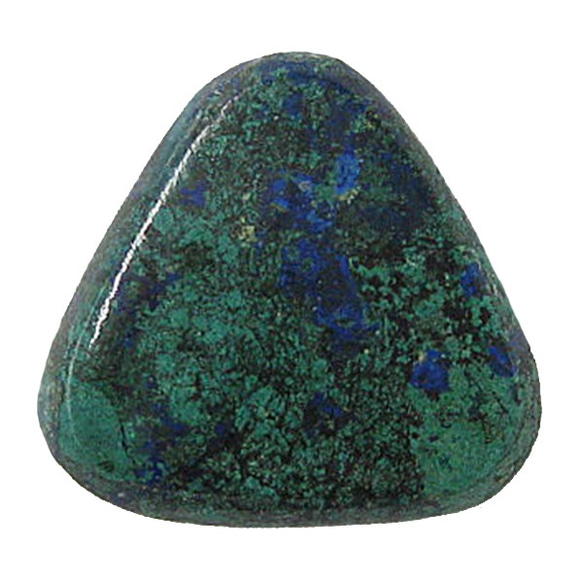 天然石材鬆散裸石藍銅礦（藍銅礦）露絲（Trilj螞蟻凸圓形）TI-ST-391 第1張的照片