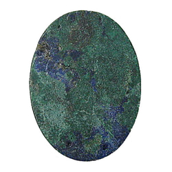 天然石　ルース裸石　アズライト（Azurite）　ルース（オーバルカボション）　ti-st-379 3枚目の画像
