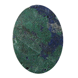 天然石材鬆散裸石藍銅礦（藍銅礦）露絲（橢圓形凸圓形）TI-ST-374 第3張的照片