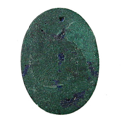 天然石材鬆散裸石藍銅礦（藍銅礦）露絲（橢圓形凸圓形）的TI-ST-369 第3張的照片