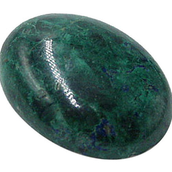 天然石　ルース裸石　アズライト（Azurite）　ルース（オーバルカボション）　ti-st-353 2枚目の画像