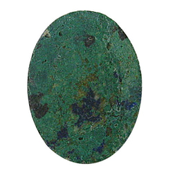 天然石材鬆散裸石藍銅礦（藍銅礦）露絲（橢圓形凸圓形）TI-ST-355 第3張的照片