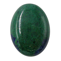 天然石　ルース裸石　アズライト（Azurite）　ルース（オーバルカボション）　ti-st-345 1枚目の画像