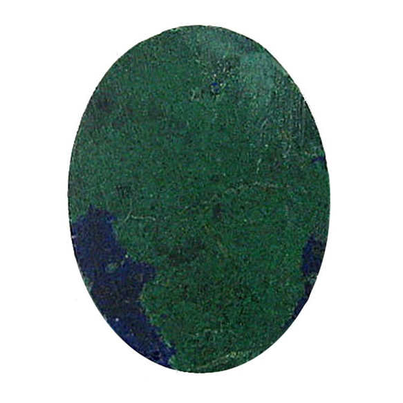 天然石　ルース裸石　アズライト（Azurite）　ルース（オーバルカボション）　ti-st-345 3枚目の画像