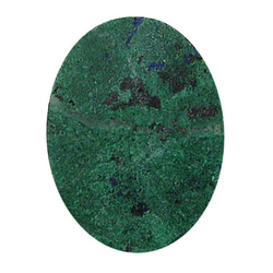 天然石露絲裸石石青銅（藍銅礦）露絲（橢圓凸圓形）ti-st-344 第3張的照片