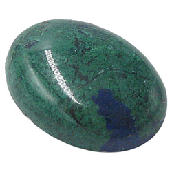 天然石材鬆散裸石藍銅礦（藍銅礦）露絲（橢圓形凸圓形）TI-ST-338 第2張的照片