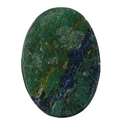 天然石　ルース裸石　アズライト（Azurite）　ルース（オーバルカボション）　ti-st-321 3枚目の画像