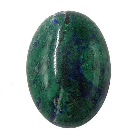 天然石露絲裸石石青銅（藍銅礦）露絲（橢圓凸圓形）ti-st-324 第1張的照片