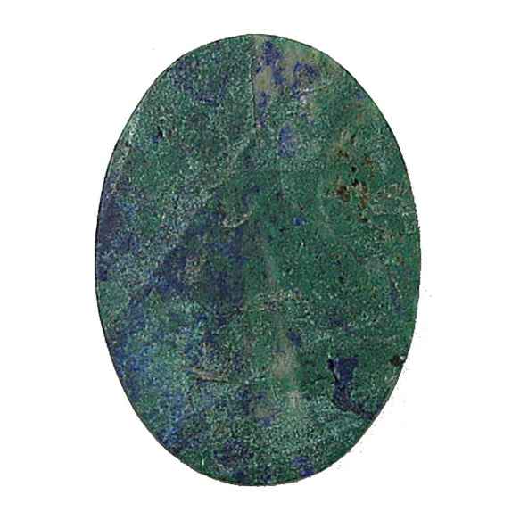 天然石露絲裸石石青銅（藍銅礦）露絲（橢圓凸圓形）ti-st-324 第3張的照片