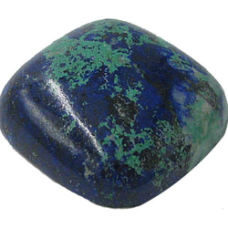天然石材鬆散裸石藍銅礦（藍銅礦）露絲（墊凸圓形）TI-ST-320 第2張的照片