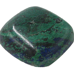 天然石材鬆散裸石藍銅礦（藍銅礦）露絲（墊凸圓形）TI-ST-315 第2張的照片