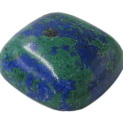 天然石松石石青（石青）疏鬆（坐墊凸圓形）ti-st-316 第2張的照片