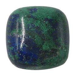 天然石　ルース裸石　アズライト（Azurite）　ルース（クッションカボション）　ti-st-305 1枚目の画像