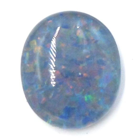 天然石　トリプレットオパール(Triplet opal)　ルース（オーバルカボション）　ti-st-592 1枚目の画像