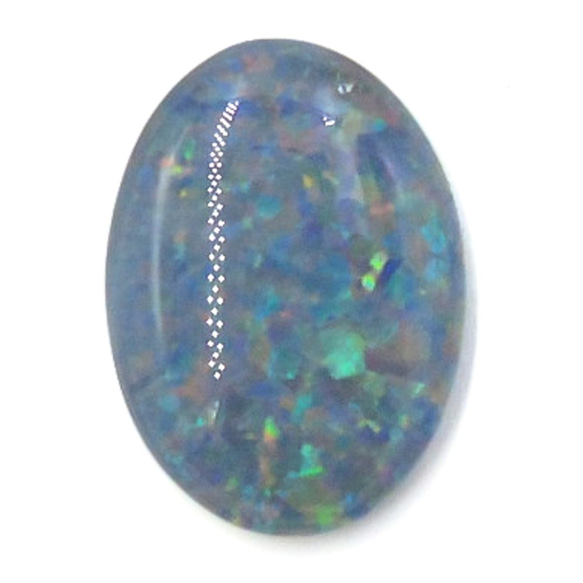 天然石　トリプレットオパール(Triplet opal)　ルース（オーバルカボション）　ti-st-555 1枚目の画像