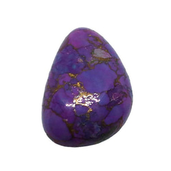 天然石松裸石Mojave紫色（凸圓形）st  -  st  -  147 第2張的照片