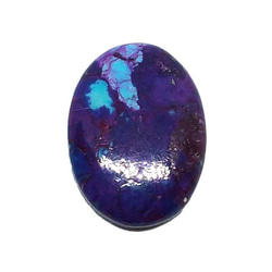 天然石莫哈維綠松石紫（莫哈維綠松石）露絲（凸圓形）st-st-154 第1張的照片