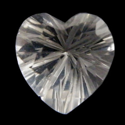 合成白色藍寶石心形切割（特殊切割）散裝 [8 毫米] gs-sp-3984（2 件套） 第1張的照片