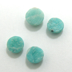 【残りわずか！】天然石 ルース 卸売　ロシアンアマゾナイト amazonite　ラウンドカボション　5-5.5mm 2枚目の画像