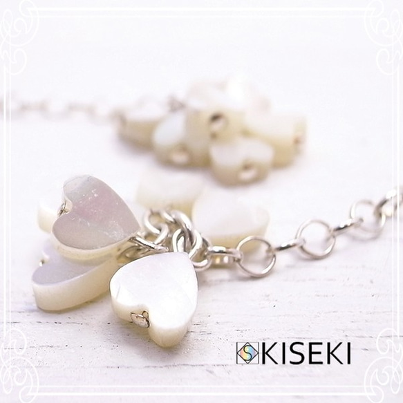 KISEKI珍珠貝母耳環de-89-ks-15 第2張的照片