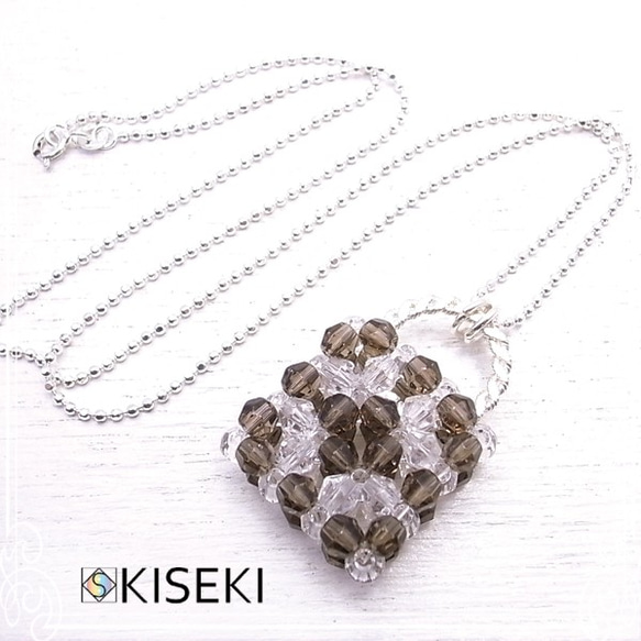 KISEKI 包挂件（水晶和煙熏石英）de-89-ks-19 第1張的照片