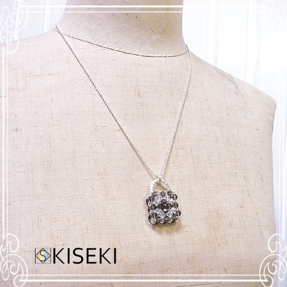 KISEKI 包挂件（水晶和煙熏石英）de-89-ks-19 第5張的照片