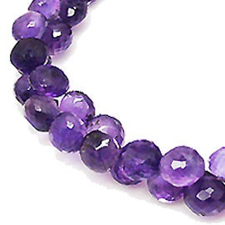 天然石 ビーズ ライン 卸売　アメジスト紫水晶(ametyst)　オニオンファセットカットビーズ　ali-129 2枚目の画像