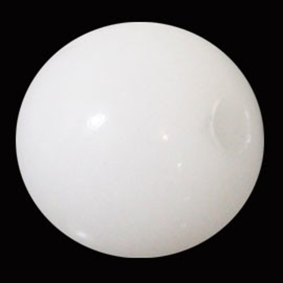 大尺寸天然石珠/穀物銷售白玉20mm孔4mm圓球珠bb-wj-20 第1張的照片