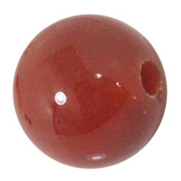 大きいサイズの天然石ビーズ/粒売 レッドアゲート(red agate)20mm穴2mm