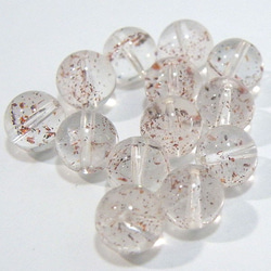 天然石珠賣珠1點火石英（火石英）珠/通孔禮品gs-sp-4699 第2張的照片
