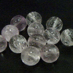 天然石粒賣珠1分Kunzite（Kunzite）珠/帶通孔gs-sp-4623 第2張的照片
