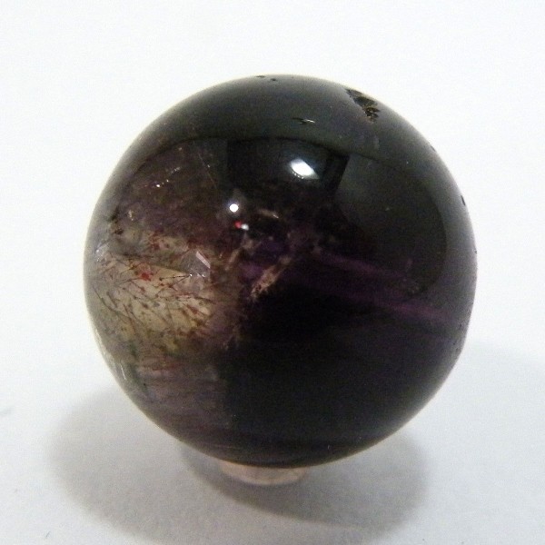 天然石粒売りビーズ1点もの　エレスチャルクォーツ【スーパーセブン】　ビーズ/貫通穴あり　gs-sp-4605