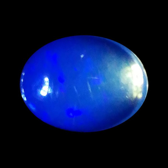 ウォーターオパール（Water opal）　ルース/オーバルカボション　8x6.2x4mm　st-so-09 3枚目の画像