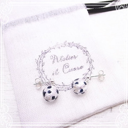 Atelier il Cuore　Silver 925 ピアス Silver Ladybug　de-90-cu-08 5枚目の画像