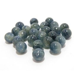 天然石紋賣珠1點卡亞尼特（藍晶石）珠/通孔gs  -  cs  -  6561 第2張的照片