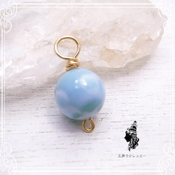 車間Lakshmi puti系列~Larimar 12mm~de-92-kl-09 第3張的照片