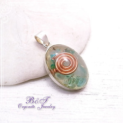 B＆T（Vin）Orgonite Jewelry·Silver Pendant de-09-oj-65 第4張的照片