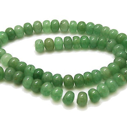 天然石珠線批發Aventurine（aventrine）Rondel Beads timy-278 第1張的照片