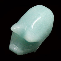 天然石材配件亞馬遜（Amazonite）豬豬尾辮配件ti-pa-1331 第2張的照片