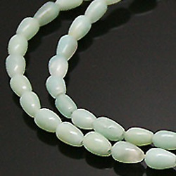 天然石珠線批發亞馬遜（Amazonite）滴珠timy-296 第2張的照片