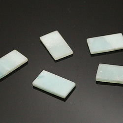 天然石材配件亞馬遜（Amazonite）板材配件3件套ti-pa-1289 第1張的照片