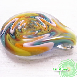 TaigaGlass　ペンダントトップ　de-03-tg1333 3枚目の画像