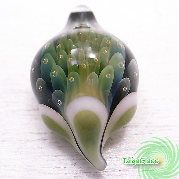 TaigaGlass　ペンダントトップ　de-03-tg1336 2枚目の画像