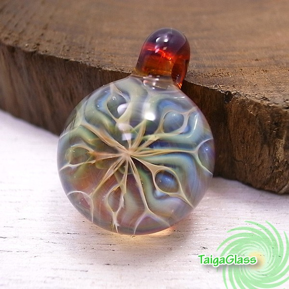 TaigaGlass　ペンダントトップ　de-03-tg1340 4枚目の画像