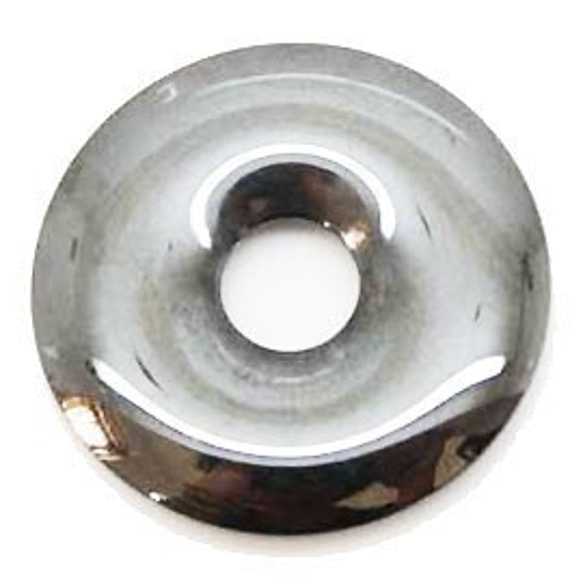 【稍微離開！ 】天然石材部件豌豆盤赤鐵礦（紅鋼）甜甜圈型timy-pd-13約50毫米 第1張的照片