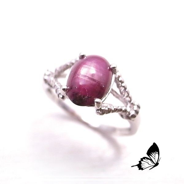 BUTTERFLY 天然石スタールビー リング（10号） 0.33CT shinkai-5