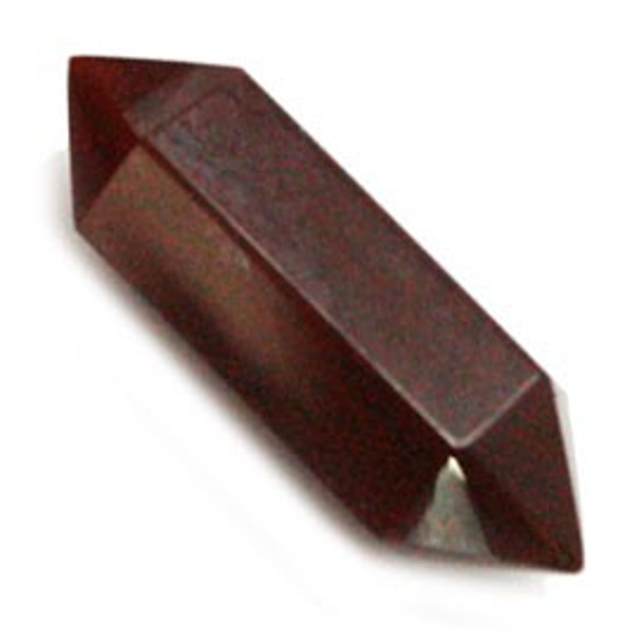 天然石材零件紅玉髓（carnerian）點部分（2件套）ti-pa-1361 第1張的照片