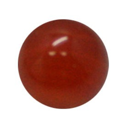 天然石材零件 紅玉髓圓球零件 無孔 8mm（10 件組） ti-pa-1159 第1張的照片