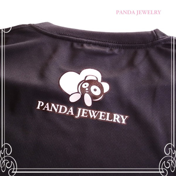 PANDA JEWELRY Panda onigiri T卹黑色（M碼）de-12-pj-p-085 第3張的照片